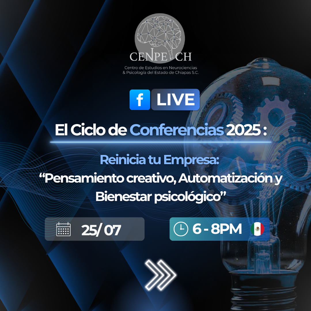 🚀 𝗣𝗿𝗲𝗽𝗮́𝗿𝗮𝘁𝗲 𝗽𝗮𝗿𝗮 𝘁𝗿𝗮𝗻𝘀𝗳𝗼𝗿𝗺𝗮𝗿 𝘁𝘂 𝘃𝗶𝘀𝗶𝗼́𝗻 𝗲𝗺𝗽𝗿𝗲𝘀𝗮𝗿𝗶𝗮𝗹. 𝗘𝗹 𝗖𝗶𝗰𝗹𝗼 𝗩𝗶𝗿𝘁𝘂𝗮𝗹 𝗱𝗲 𝗖𝗼𝗻𝗳𝗲𝗿𝗲𝗻𝗰𝗶𝗮𝘀 𝟮𝟬𝟮𝟱 𝗽𝗿𝗲𝘀𝗲𝗻𝘁𝗮: “ Reinicia tu Empresa: Pensamiento creativo, Automatización y Bienestar psicológico”